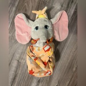 Disney Parks Baby Dumbo with Swaddle Blanket
